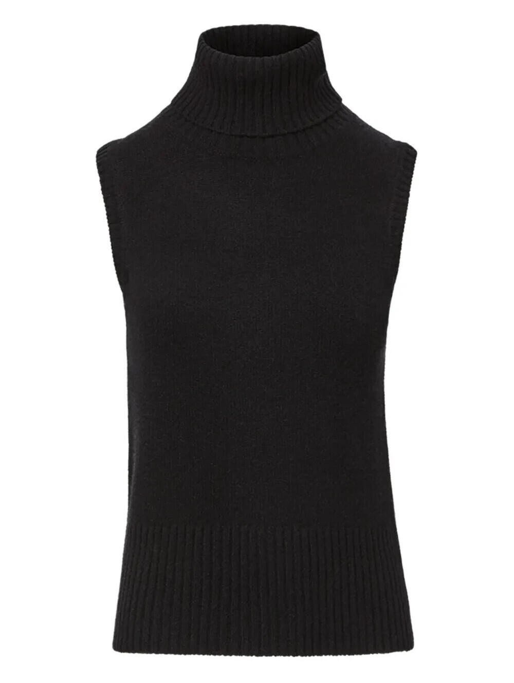 NEW, VERONICA BEARD turtleneck sleeveless top in Black Sz XL #S7707